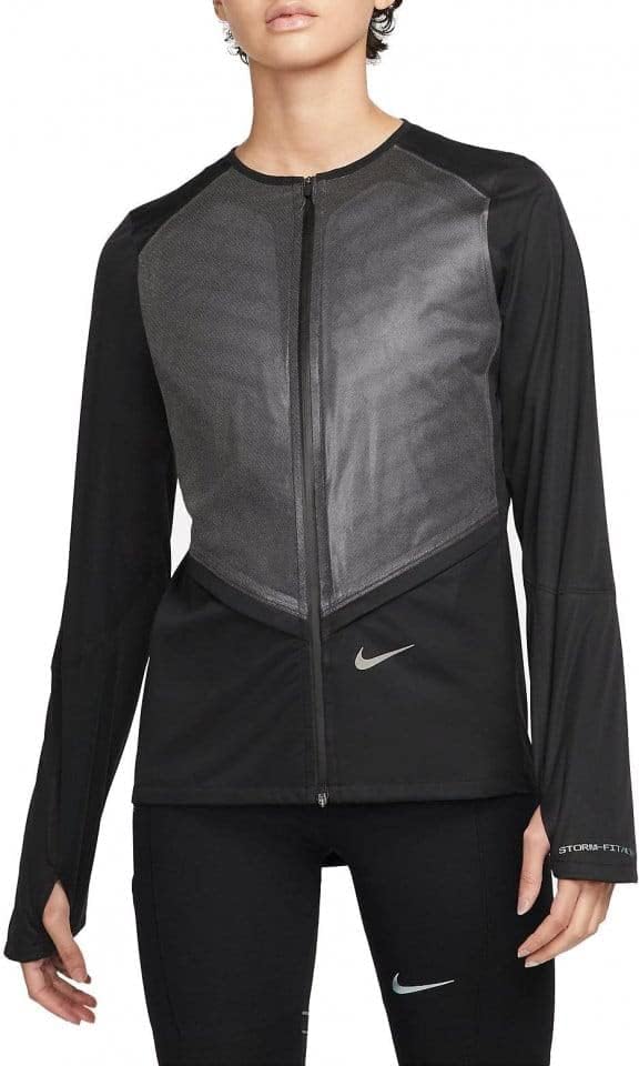 Nike Women's Storm-Fit Adv Run Division Down Fill Jacket, Crna, mala