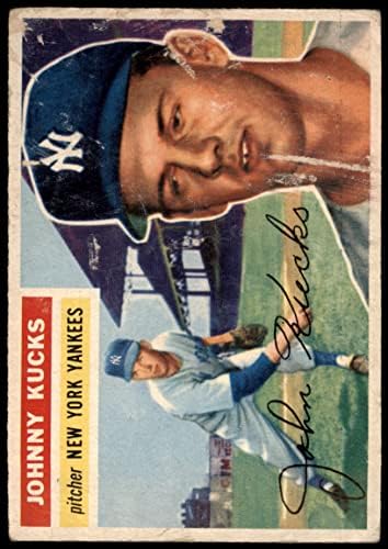 1956. Topps 88 Johnny Kucks New York Yankees Fair Yankees