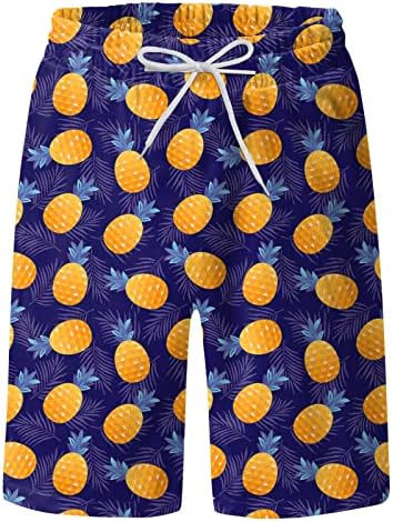 Muške ploče kratke hlače kupaći kostimi bez mrežice brze suhe elastične ploče struka kratke hlače prozračne cvjetne ploče