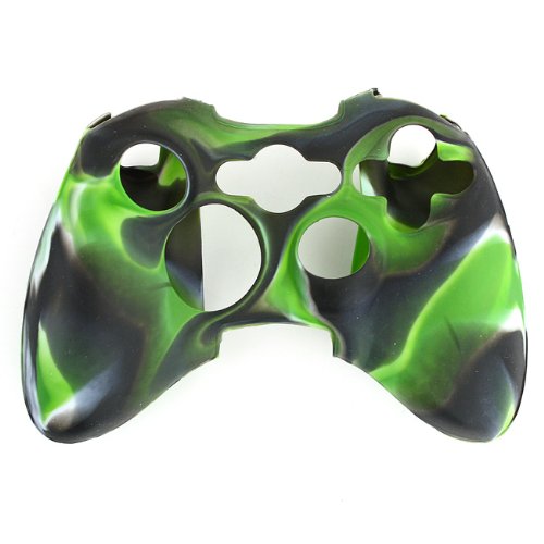 IMONITOR silikonska futrola za kožu za Xbox 360 kontroler - kamuflaža zelena