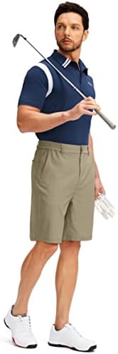 G Postepene muške golf kratke hlače s 5 džepova 9 lagana težina rastezanja brza suha ležerna haljina za muškarce za muškarce