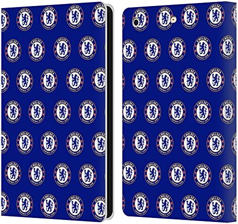 Dizajn glavnih slučajeva Službeno licenciran Chelsea Football Club Stripes Crest kožna knjiga Flip Case Cover kompatibilna
