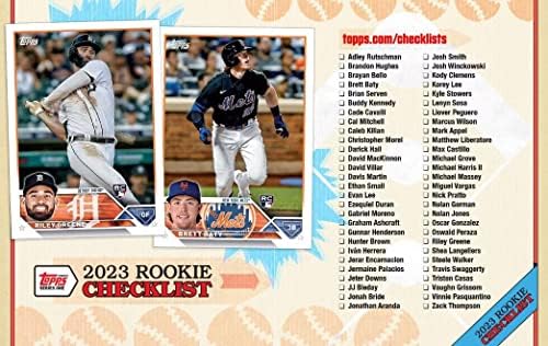Potpuno novi 2023 Topps Baseball Series 1 Exclusive Trading Card Box W/ 99 kartice! - Jedna komemorativna relikvija po kutiji!