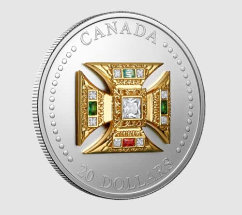 2023. CA Kanada kraljica Elizabeta II QEII st. Edward's Crown First izdaje s 20 $ NGC PF69 Matte