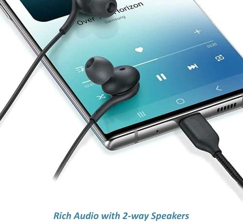 USB Type C za slušalice za slušalice za Samsung Galaxy Note 10 Plus 5G slušalice s mikrofonom S23 S22 S20 S20 S20+ Plus S21
