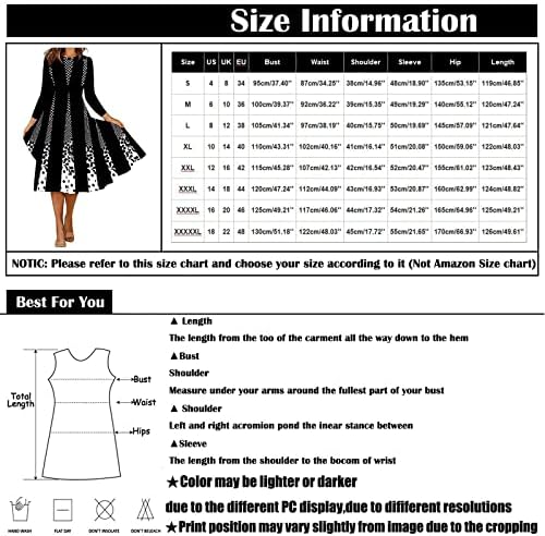 Haljine za žene 2023 široke maksi haljine s kratkim rukavima s printom Ležerne duge haljine Plus size nabrana lepršava haljina