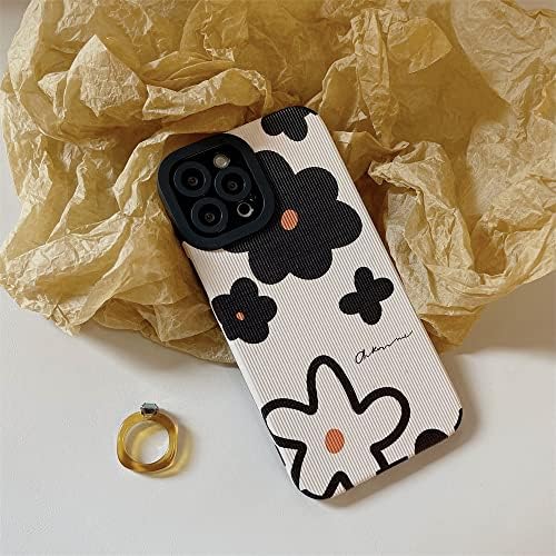 Slatka cvjetna futrola za telefon za iPhone 12 Pro Cover Fashion Flower Silikone meke zaštitne kućice kompatibilne s Apple