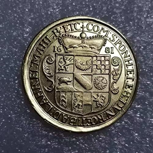Antikni zanati Njemački 1681. Komemorativni novčić 1718