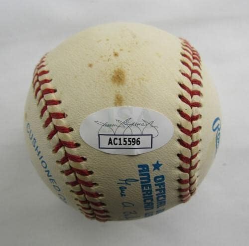 Phil Rizzuto potpisao autografski autogram Rawlings Baseball JSA AC15596 - Autografirani bejzbol