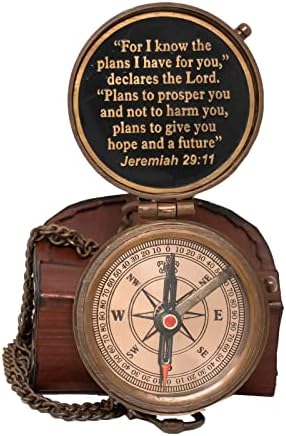 S rukotvorine ugravirani personalizirani natpis antički mesingani kompas ugraviran kožnim futrolom sinu mama djeca darovno