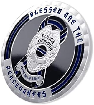 U.S.Thin Blue Line Challenge Coin Policajac Policijski službenik za provođenje zakona o provedbi zakona