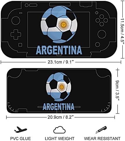 Argentina naljepnica za nogometne igre za lijepo uzorkane naljepnice za igru ​​pogodna za Switch Series za Switch Lite