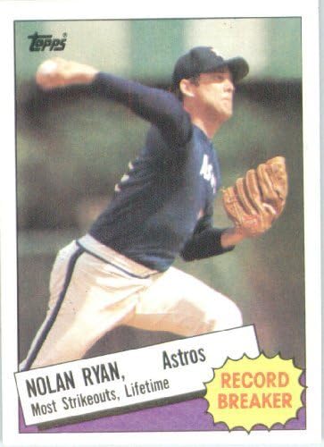 1985. Topps Baseball Card 7 Nolan Ryan