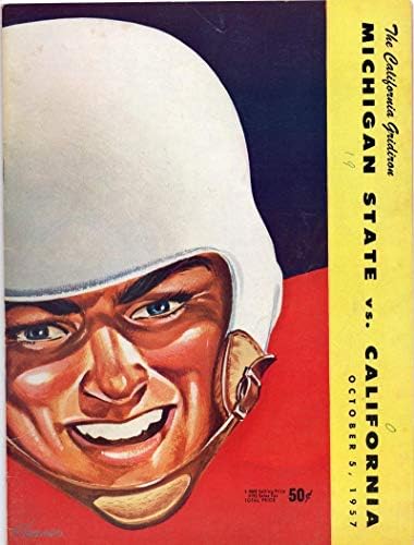 Michigan State vs. Kalifornija 5. listopada 1957. Program - fakultetski programi