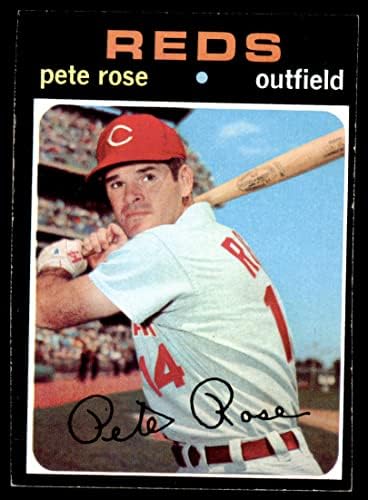 1971. Topps 100 Pete Rose Cincinnati Reds Ex/Mt Reds