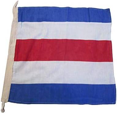 Mesing Blessing mornarička signalna zastava - 15 x 15 - pamuk - mornarica/mornarika/nautička/brod/jahta/pomorski