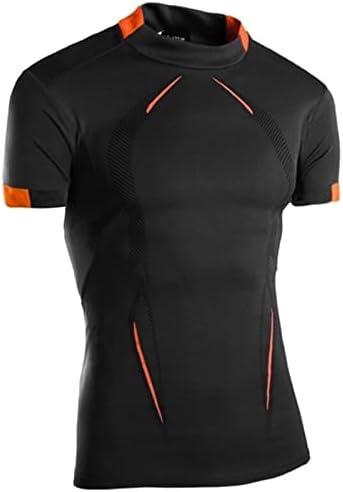 XXBR Košulje za vježbanje za muškarce, vlaga Wicking Brzo suhi aktivni atletski teretani izvedbe majice mišićne vježbe gornje